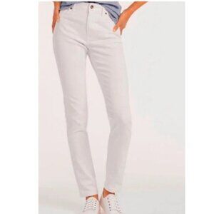 LL Bean Classic Fit Jeans White 14R Stretch